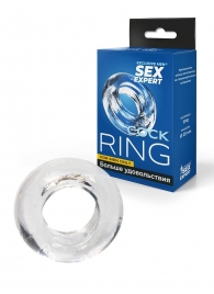 Прозрачное эрекционное кольцо-бублик - Sex Expert - в Иркутске купить с доставкой