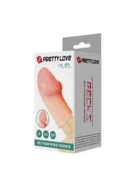 Телесная насадка на пенис Huel - 9 см. - Baile - в Иркутске купить с доставкой