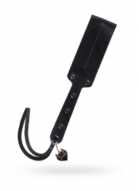 Черный кожаный пэддл - 32 см. - Pecado - купить с доставкой в Иркутске