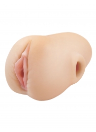 Телесный мастурбатор-вагина Pussy Pounder Squeeze Stroker - Pipedream - в Иркутске купить с доставкой