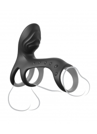 Черная насадка на пенис Ultimate Couples Cage Pro - Pipedream - в Иркутске купить с доставкой