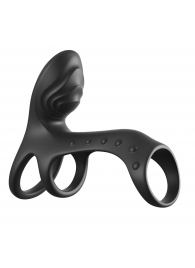 Черная насадка на пенис Ultimate Couples Cage Pro - Pipedream - в Иркутске купить с доставкой