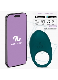 Зеленое интерактивное виброкольцо Ringo - Intoyou - в Иркутске купить с доставкой