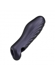 Сливовая силиконовая насадка на пенис с подхватом Manwan Ryzer - Manwan - в Иркутске купить с доставкой