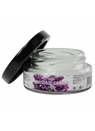 Массажная свеча «Сирень» - 50 мл. - SGAN - купить с доставкой в Иркутске