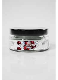 Массажная свеча «Спелая вишня» - 50 мл. - SGAN - купить с доставкой в Иркутске