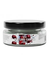 Массажная свеча «Спелая вишня» - 50 мл. - SGAN - купить с доставкой в Иркутске