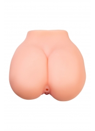 Реалистичный мастурбатор в форме попки с 2 любовными входами - No Name - в Иркутске купить с доставкой