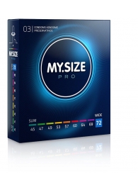 Презервативы MY.SIZE размер 72 - 3 шт. - My.Size - купить с доставкой в Иркутске