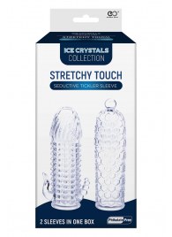 Набор из 2 прозрачных насадок на член Seductive Tickler Sleeves Set - NMC - в Иркутске купить с доставкой