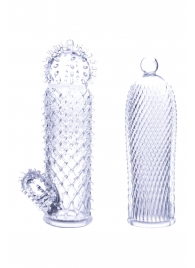 Набор из 2 прозрачных насадок на член Seductive Tickler Sleeves - NMC - в Иркутске купить с доставкой