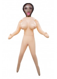 Телесная надувная секс-кукла с 3 любовными отверстиями - NMC - в Иркутске купить с доставкой
