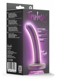 Фиолетовая насадка с гладкой поверхностью Surrender 4.75 Inch Beginner Pegging Dildo - 12 см. - Blush Novelties - купить с доставкой в Иркутске