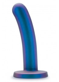 Синяя насадка с гладкой поверхностью Surrender 5.75 Inch Intermediate Pegging Dildo - 14,6 см. - Blush Novelties - купить с доставкой в Иркутске