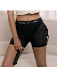 Трусики-шорты для фиксации насадок Strap-on-me Harness Lingerie Halo - size XL - Strap-on-me - купить с доставкой в Иркутске