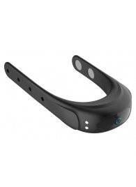 Черное эрекционное виброкольцо на ремешках - Boys of Toys - в Иркутске купить с доставкой