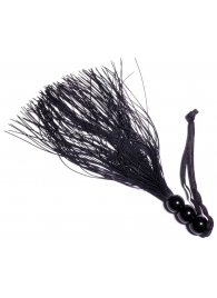 Черная силиконовая плетка - 25,4 см. - Boys of Toys - купить с доставкой в Иркутске