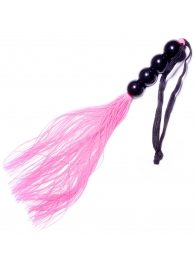 Розовая силиконовая плеть - 35,5 см. - Boys of Toys - купить с доставкой в Иркутске