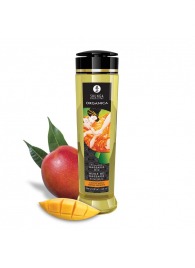 Массажное масло для тела Luscious Mango с ароматом манго - 240 мл. - Shunga - купить с доставкой в Иркутске