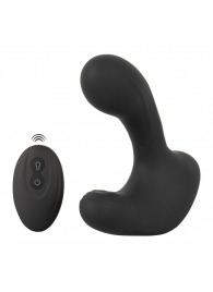 Черная анальная вибропробка с функцией расширения RC Butt Plug with 3 functions - Orion - в Иркутске купить с доставкой