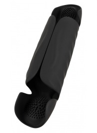 Черный вибромастурбатор с трехточечной стимуляцией Penis Trainer with 3 Point Stimulation - Orion - в Иркутске купить с доставкой