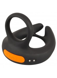 Черный вибростимулятор мошонки RC Scrotum Stimulator with Vibration - Orion - в Иркутске купить с доставкой