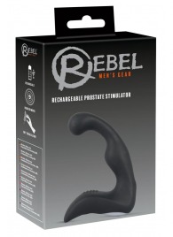 Черный перезаряжаемый стимулятор простаты с вибрацией - 14,6 см. - Orion - в Иркутске купить с доставкой