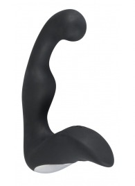 Черный перезаряжаемый стимулятор простаты с вибрацией - 14,6 см. - Orion - в Иркутске купить с доставкой