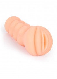 Телесный мастурбатор-вагина с эрекционными кольцами в комплекте - Sexy Girl - в Иркутске купить с доставкой