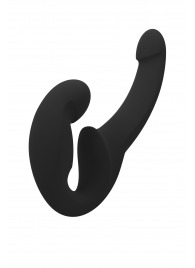 Черный безремневой страпон Share Lite - Fun Factory - купить с доставкой в Иркутске