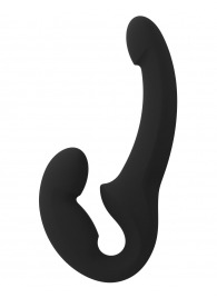 Черный безремневой страпон Share Lite - Fun Factory - купить с доставкой в Иркутске