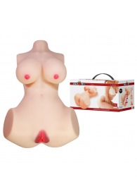 Мастурбатор-торс Aveline с 2 любовными тоннелями - Baile - в Иркутске купить с доставкой