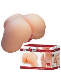 Телесный мастурбатор с 2 любовными отверстиями Olivia - Baile - в Иркутске купить с доставкой