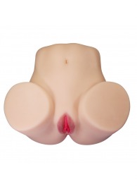 Телесный мастурбатор Julia с 2 любовными каналами - Baile - в Иркутске купить с доставкой