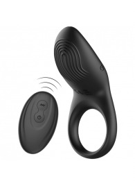 Черное эрекционное виброкольцо с пультом ДУ - Ibiza - в Иркутске купить с доставкой