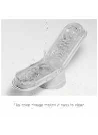 Белый мастурбатор FLIP 0 (ZERO) - Tenga - в Иркутске купить с доставкой