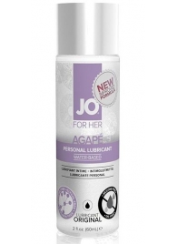 Лубрикант на водной основе для женщин JO AGAPE LUBRICANT ORIGINAL - 60 мл. - System JO - купить с доставкой в Иркутске