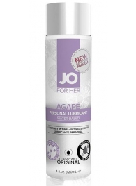 Женский лубрикант на водной основе JO AGAPE LUBRICANT ORIGINAL - 120 мл. - System JO - купить с доставкой в Иркутске