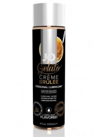 Лубрикант с ароматом крем-брюле JO GELATO CREME BRULEE - 120 мл. - System JO - купить с доставкой в Иркутске