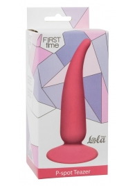 Розовая анальная пробка P-spot Teazer Pink - 12,2 см. - Lola Games - в Иркутске купить с доставкой