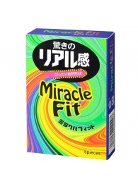 Презервативы Sagami Xtreme Miracle Fit - 5 шт. - Sagami - купить с доставкой в Иркутске