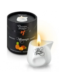 Массажная свеча с ароматом манго и ананаса Bougie de Massage Ananas Mangue - 80 мл. - Plaisir Secret - купить с доставкой в Иркутске
