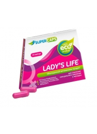 Возбуждающие капсулы Ladys Life - 14 капсул (0,35 гр.) - SuperCaps - купить с доставкой в Иркутске