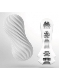 Мастурбатор FLEX Silky White с мягким рельефом - Tenga - в Иркутске купить с доставкой