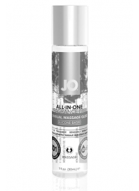 Массажный гель ALL-IN-ONE Massage Oil Sensual нейтральный - 30 мл. - System JO - купить с доставкой в Иркутске