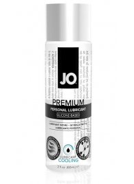 Охлаждающий лубрикант на силиконовой основе JO Personal Premium Lubricant Cooling - 60 мл. - System JO - купить с доставкой в Иркутске