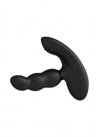 Черный силиконовый стимулятор простаты Levett Nitoc с пультом ДУ - Levett - в Иркутске купить с доставкой