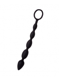 Черная анальная цепочка A-toys - 27,6 см. - A-toys в Иркутске Черная анальная цепочка A-toys - 27,6 см. - A-toys