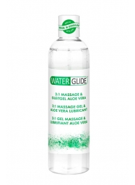 Гель-смазка 2-в-1 MASSAGE   LUBRICANT ALOE VERA - 300 мл. - Waterglide - купить с доставкой в Иркутске