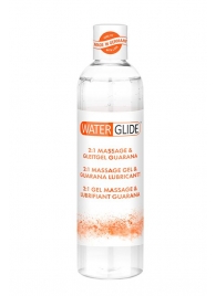 Гель-смазка 2-в-1 MASSAGE   LUBRICANT GUARANA - 300 мл. - Waterglide - купить с доставкой в Иркутске